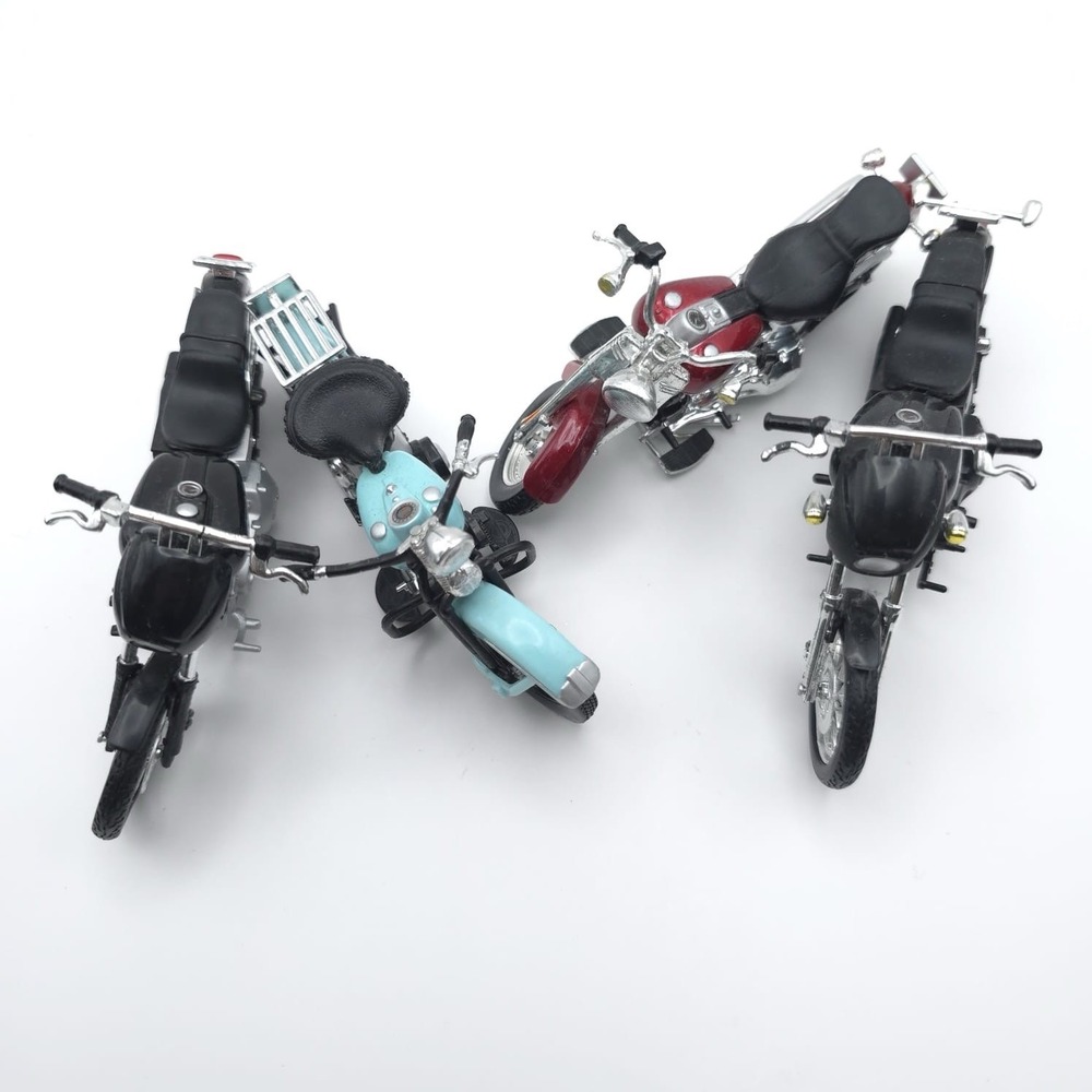 Lot of 4 Harley-Davidson Motorcycle 5 inch MAISTO Authentic HD Collectibles